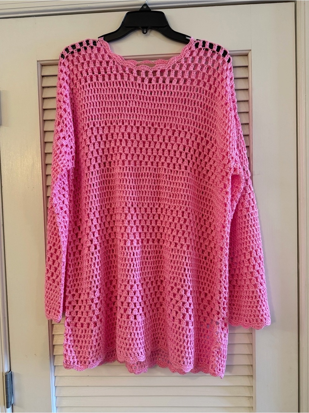 Show me your mumu pink crochet cover up small